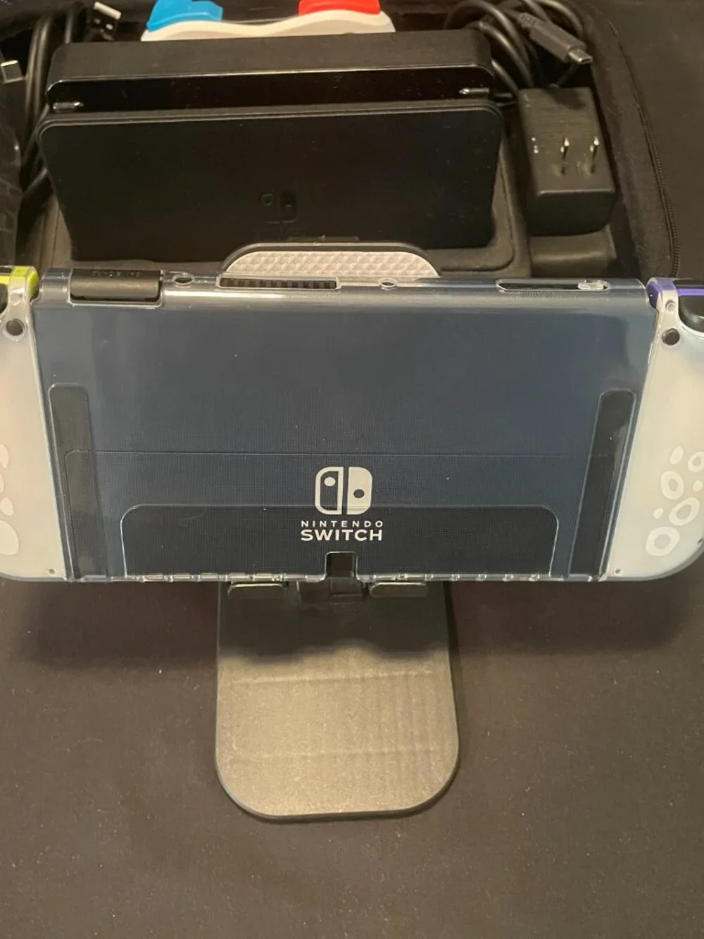 Nintendo Switch OLED With Travel Case Controller And Accessories